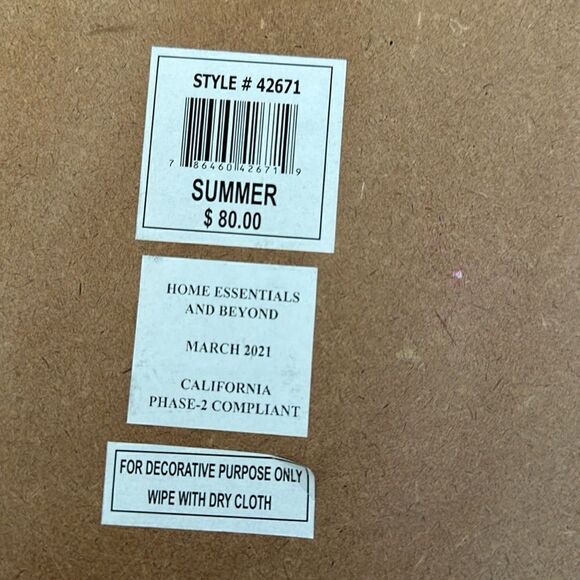 Home Essentials Round Wooden Tray - Picture 5 of 5